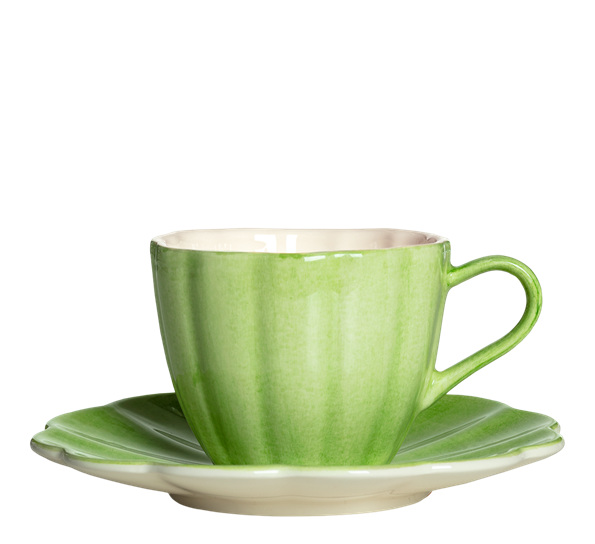 Oyster kopp med skål 25 cl grønn fra Mateus