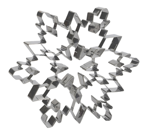 Pepperkakeform snøfnugg 19 cm fra Patisse