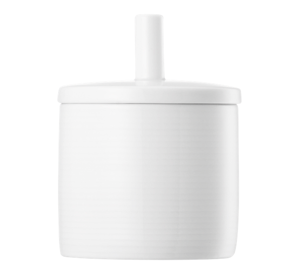 Loft Hvit sukkerskål med lokk 26 cl fra Thomas