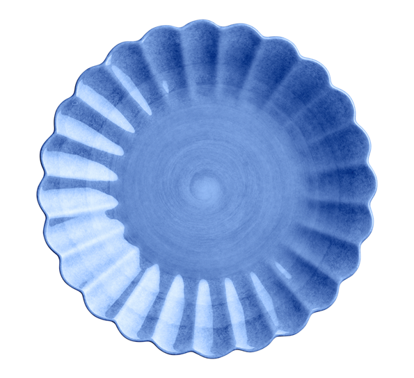 Oyster asjett 20 cm lys blå fra Mateus