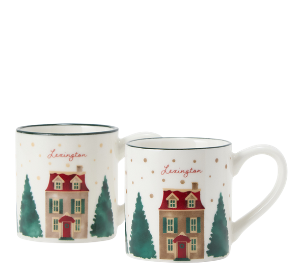 House espressokopper 2-pk hvit Lexington