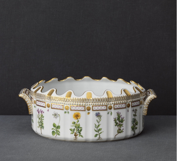 Flora Danica Champagneglasskjøler Oval 380cl fra Royal Copenhagen