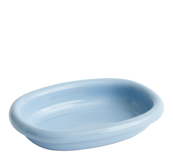 Barro ovalfat 27,5x20x5 cm lyseblå fra HAY