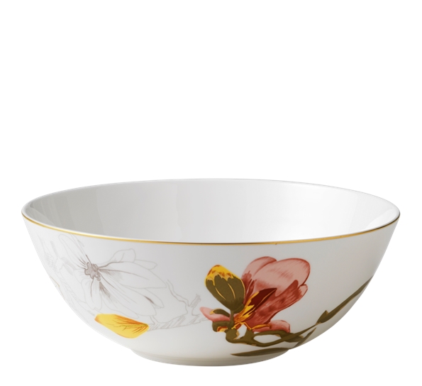 Flora skål 25 cm magnolia fra Royal Copenhagen