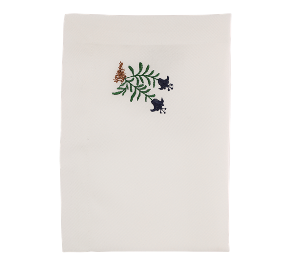 Serviett med blåklokke fra Langkilde & Søn