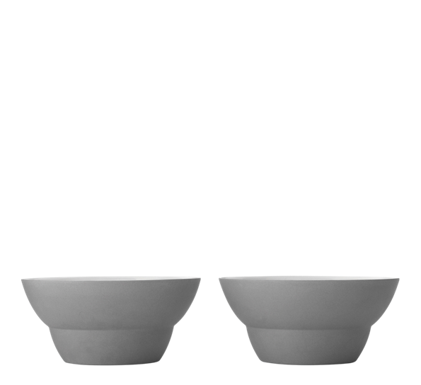 Vipp215 skål 2pk grå fra Vipp