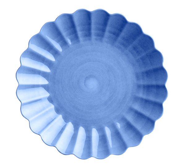 Oyster tallerken 28 cm lys blå fra Mateus