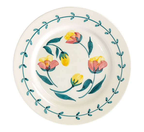 Flowers Tulips tallerken 28 cm fra Mateus