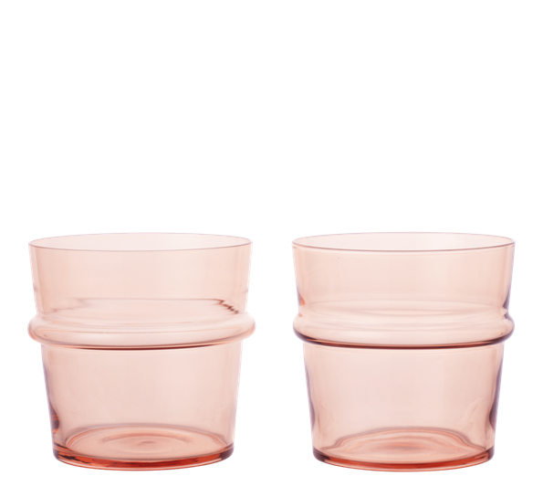 Boya drikkeglass 30 cl 2-pk blush fra Ferm Living