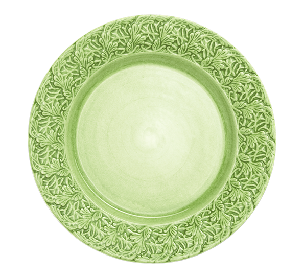Lace tallerken 25 cm grønn fra Mateus