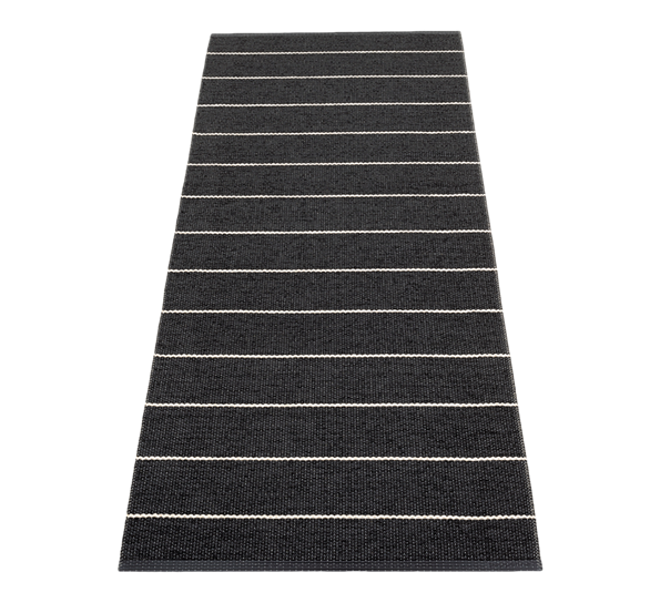 Carl matte sort 70x180 cm fra Pappelina