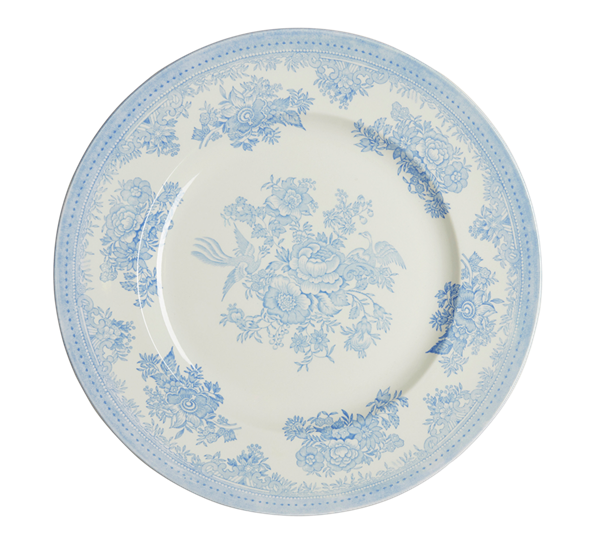 Blue Asiatic Pheasants tallerken 29 cm fra Burleigh