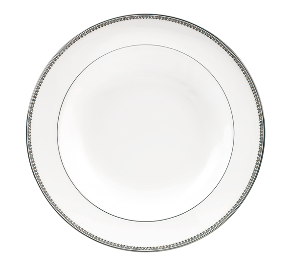 Lace Platinum tallerken dyp 23 cm fra Wedgwood