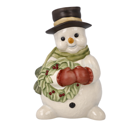 Snømann Decorative Wintertime 12 cm fra Goebel