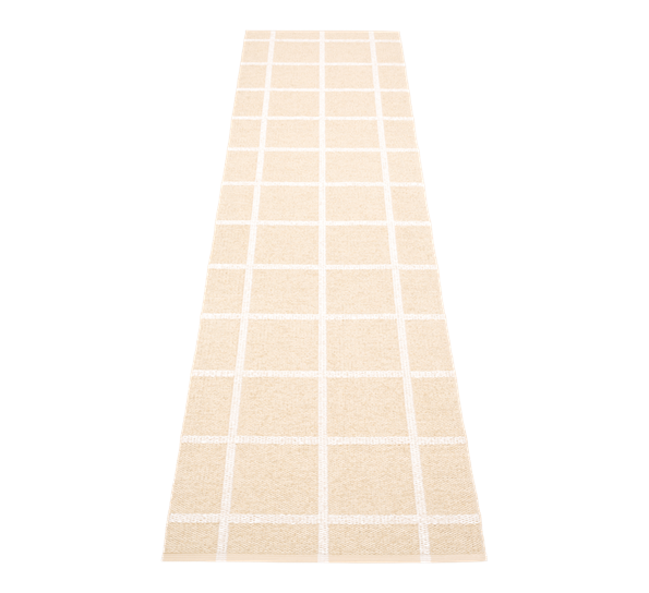 Ada matte cream 70x300cm fra Pappelina