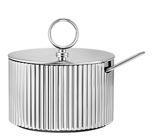 Bernadotte sukkerskål med skje fra Georg Jensen