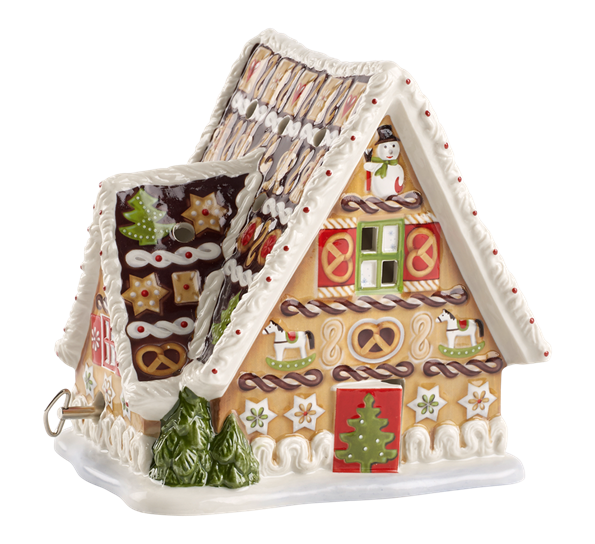 Christmas Toys pepperkakehus med musikk 16x13x16 cm fra Villeroy & Boch