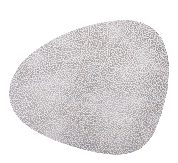 Curve Hippo spisebrikke 37x44 cm hvit grå Lind DNA