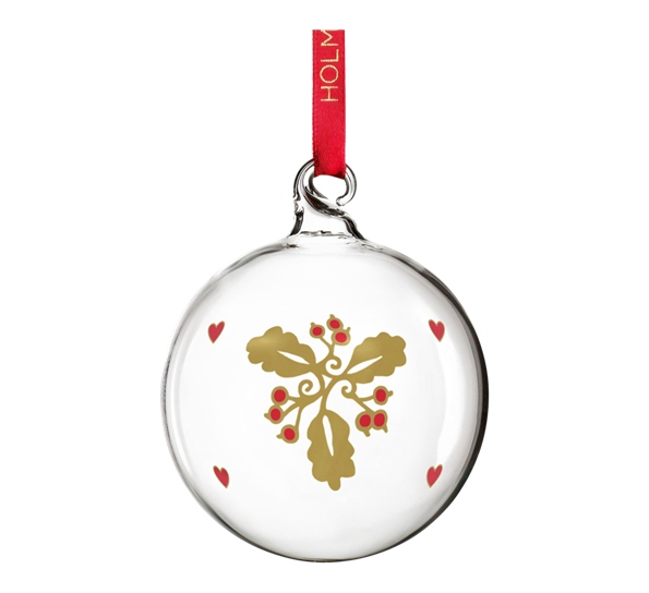 2022 årets julekule klar fra Holmegaard