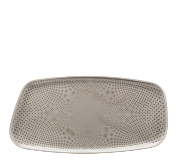 Junto Pearl Grey fat 30x15 cm fra Rosenthal
