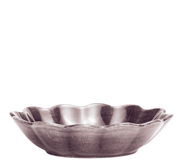 Oyster skål 18x16 cm 40 cl plum fra Mateus