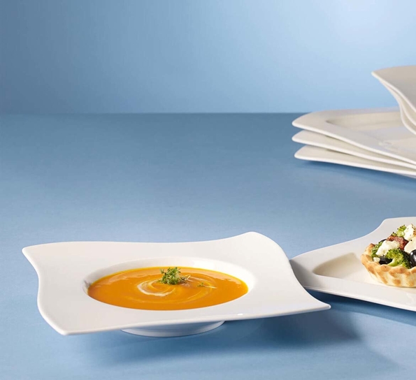 New Wave tallerken dyp 24x24 cm fra Villeroy & Boch