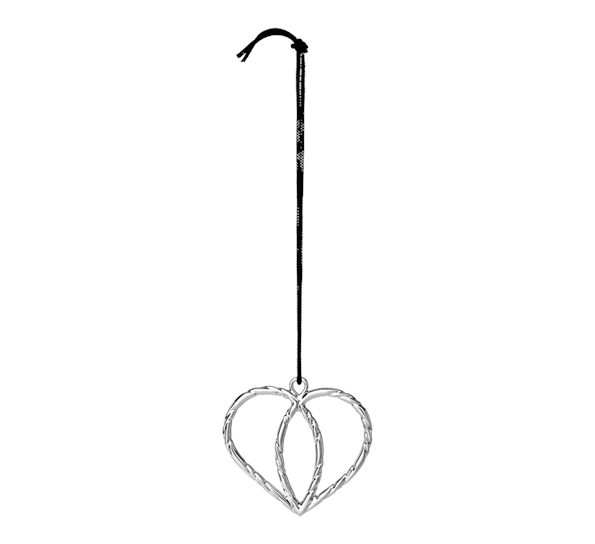 Karen Blixen hjertekrone forsølvet fra Rosendahl