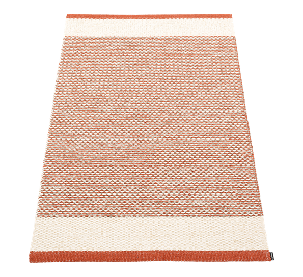 Edit matte brick vanilje lin metallic 70x120 cm fra Pappelina