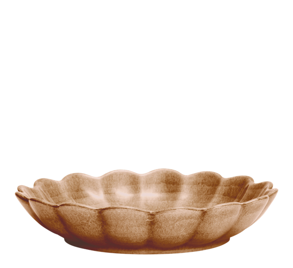 Oyster skål 24 cm 90 cl cinnamon fra Mateus