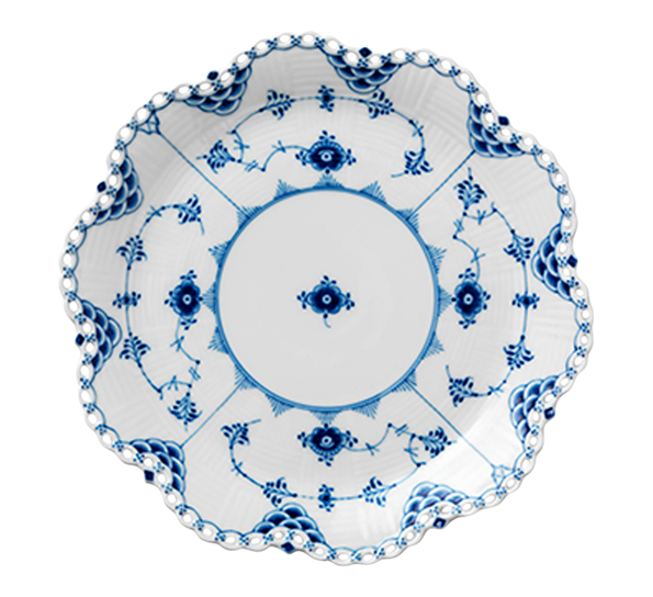 Musselmalt Helblonde fat 25 cm fra Royal Copenhagen