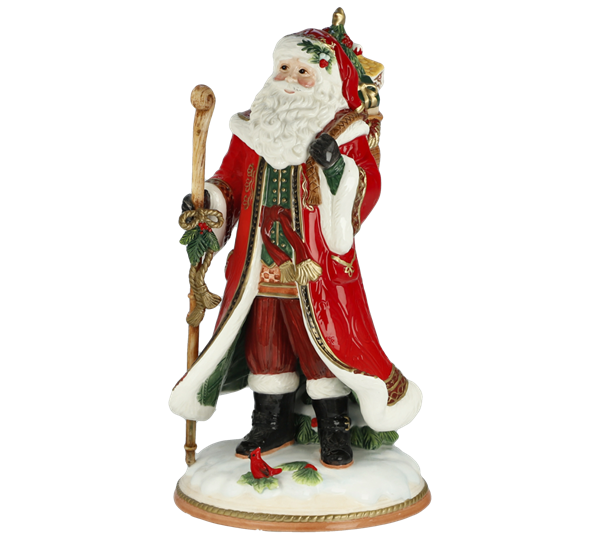 <p>F&amp;F Julenisse med stav 32 cm fra Goebel</p>
