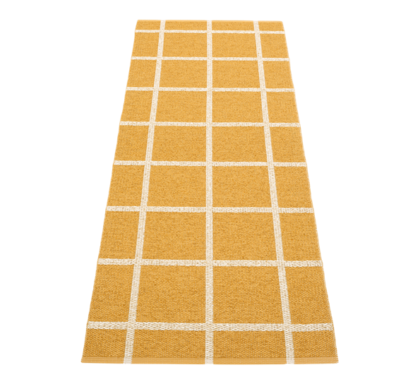 Ada matte oker 70x225cm fra Pappelina