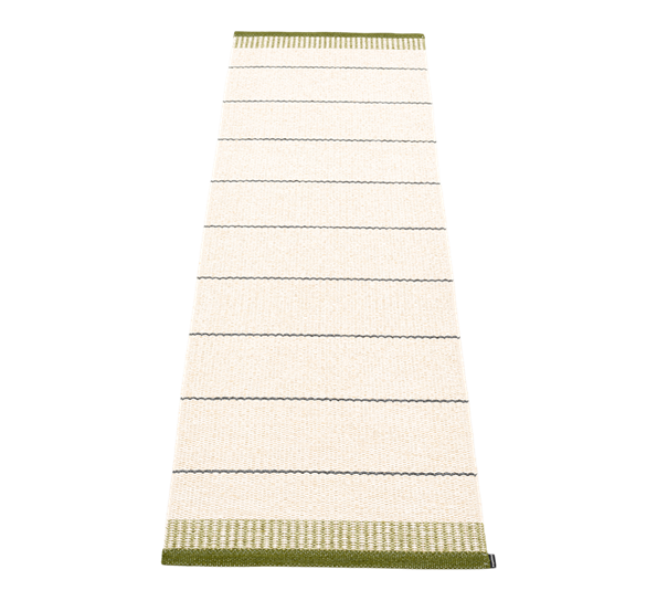 Belle matte mørk oliven 60x200 cm fra Pappelina