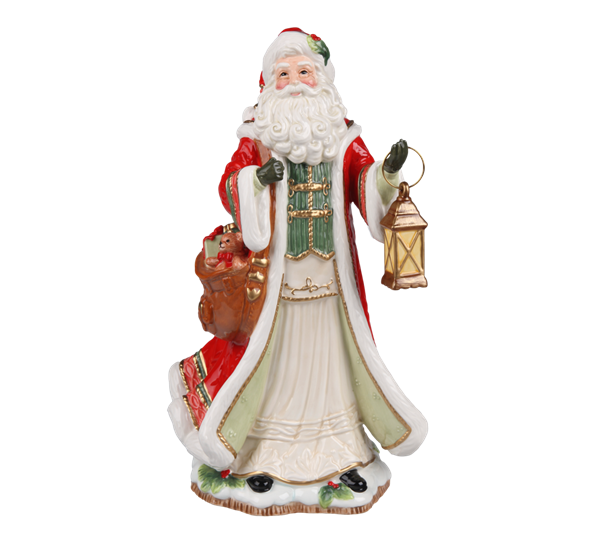 F&F Julenisse med gave 32,5 cm fra Goebel