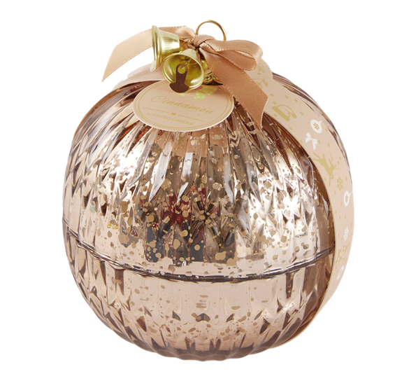 Duftlys i glasskule 11 cm kanel EDG Enzo de Gasperi