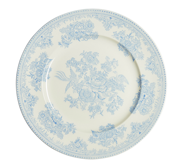 Blue Asiatic Pheasants asjett 22 cm fra Burleigh