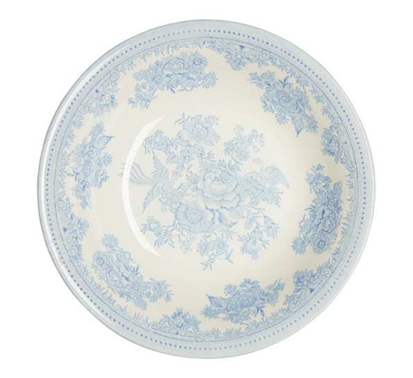 Blue Asiatic Pheasants dyp tallerken 20,5 cm fra Burleigh