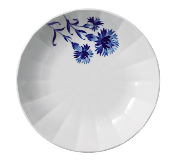 Blomst tallerken dyp 24 cm nellik fra Royal Copenhagen