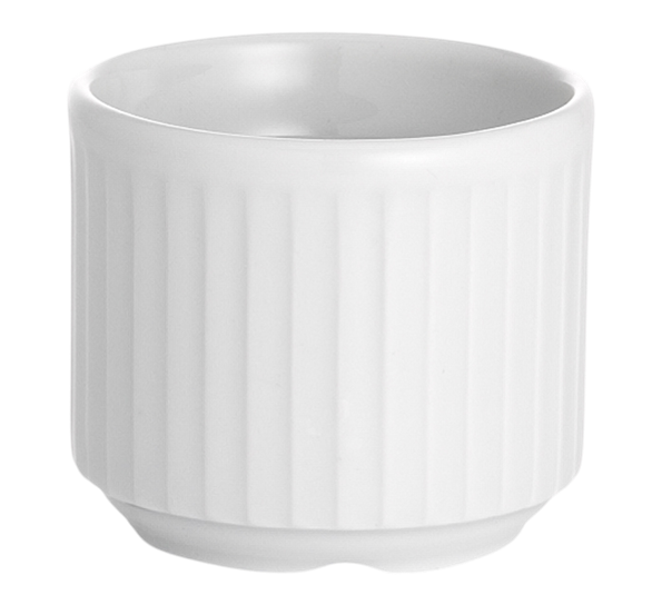 Plissé eggeglass fra Pillivuyt