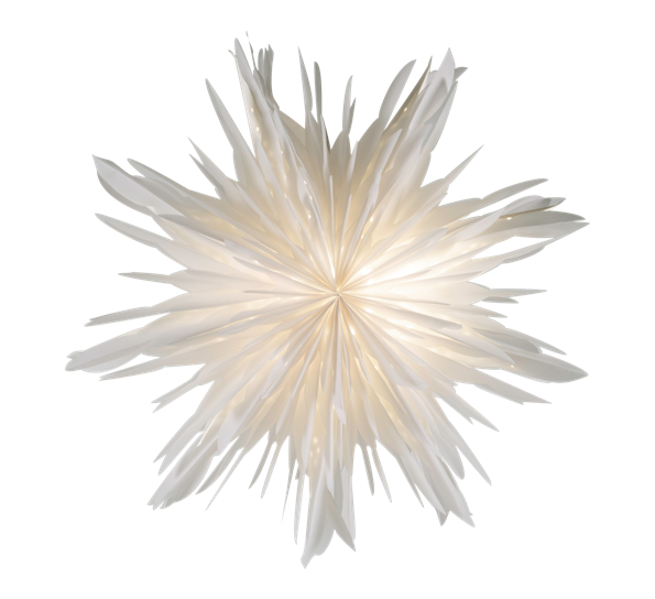 Reykjavik adventsstjerne 60 cm hvit fra Watt & Veke