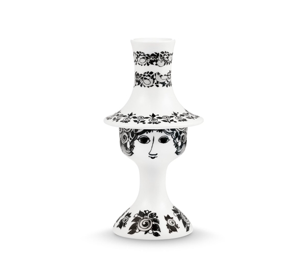 Rosalinde lysestake 16,5 cm sort