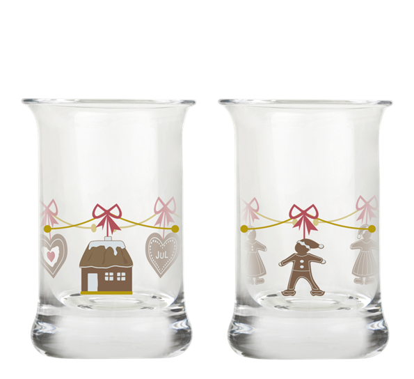 2023 juledrammeglass 2-pk 3 cl fra Holmegaard