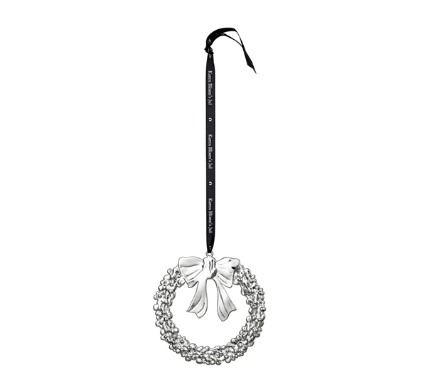 Karen Blixen julekrans stor forsølvet fra Rosendahl