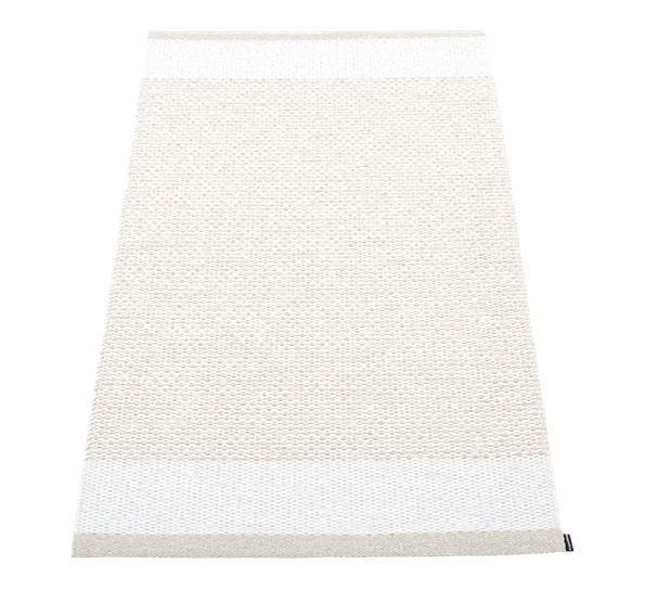 Edit matte fossil hvit metallic 85x160 cm fra Pappelina