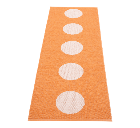 Vera POP matte pale orange 70x200 cm Pappelina