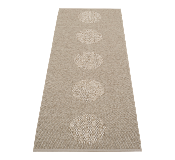 VERA 2.0 matte mørklin metallic 70x200 cm fra Pappelina