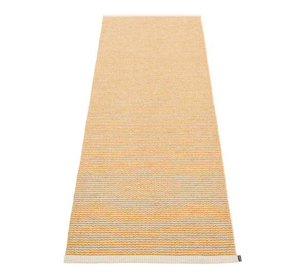 Mono matte oker krem 70x200 cm fra Pappelina