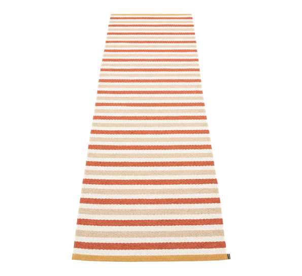 Teo matte brick 70x240 cm fra Pappelina