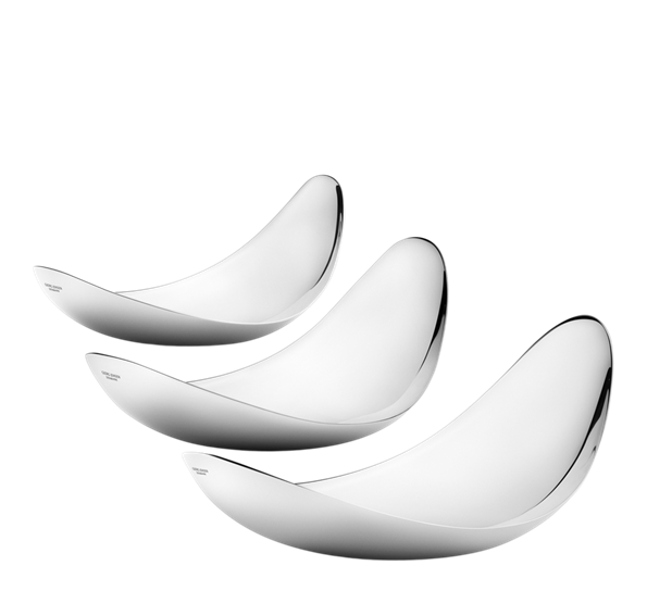 Leaf skålsett 3 stk fra Georg Jensen
