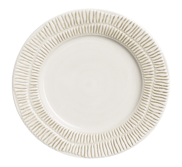 Stripes asjett 21 cm sand fra Mateus